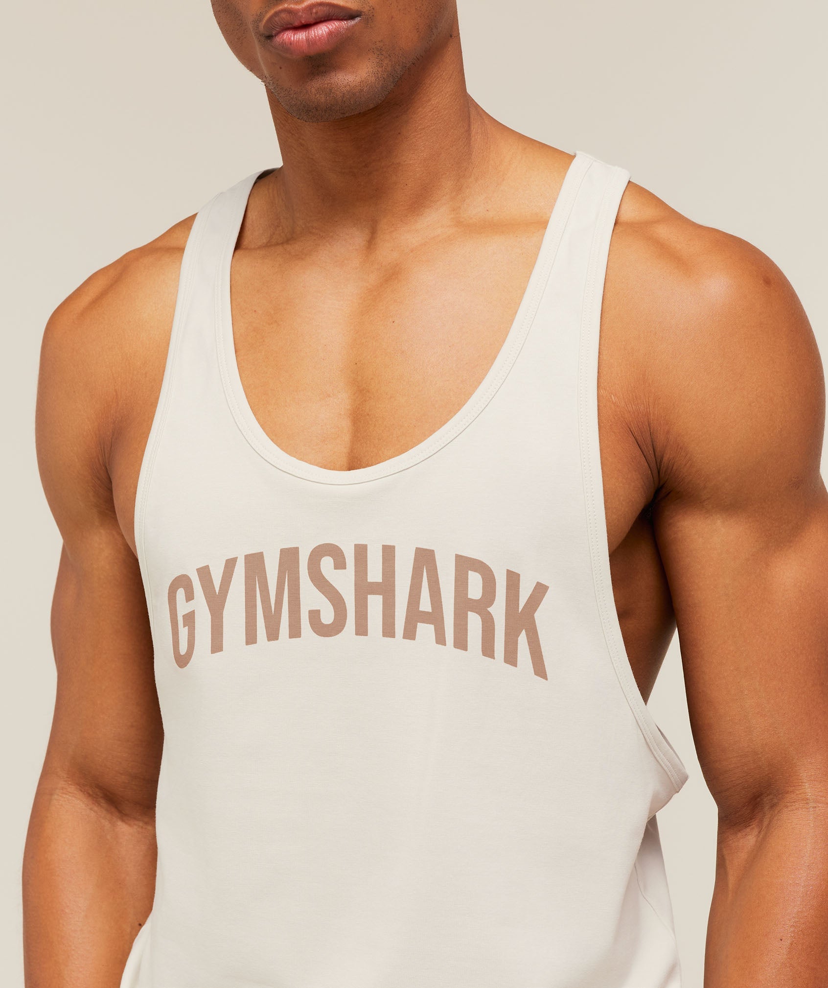 Gymshark x Frazetta Power Stringer - Tinted White — imagem 5