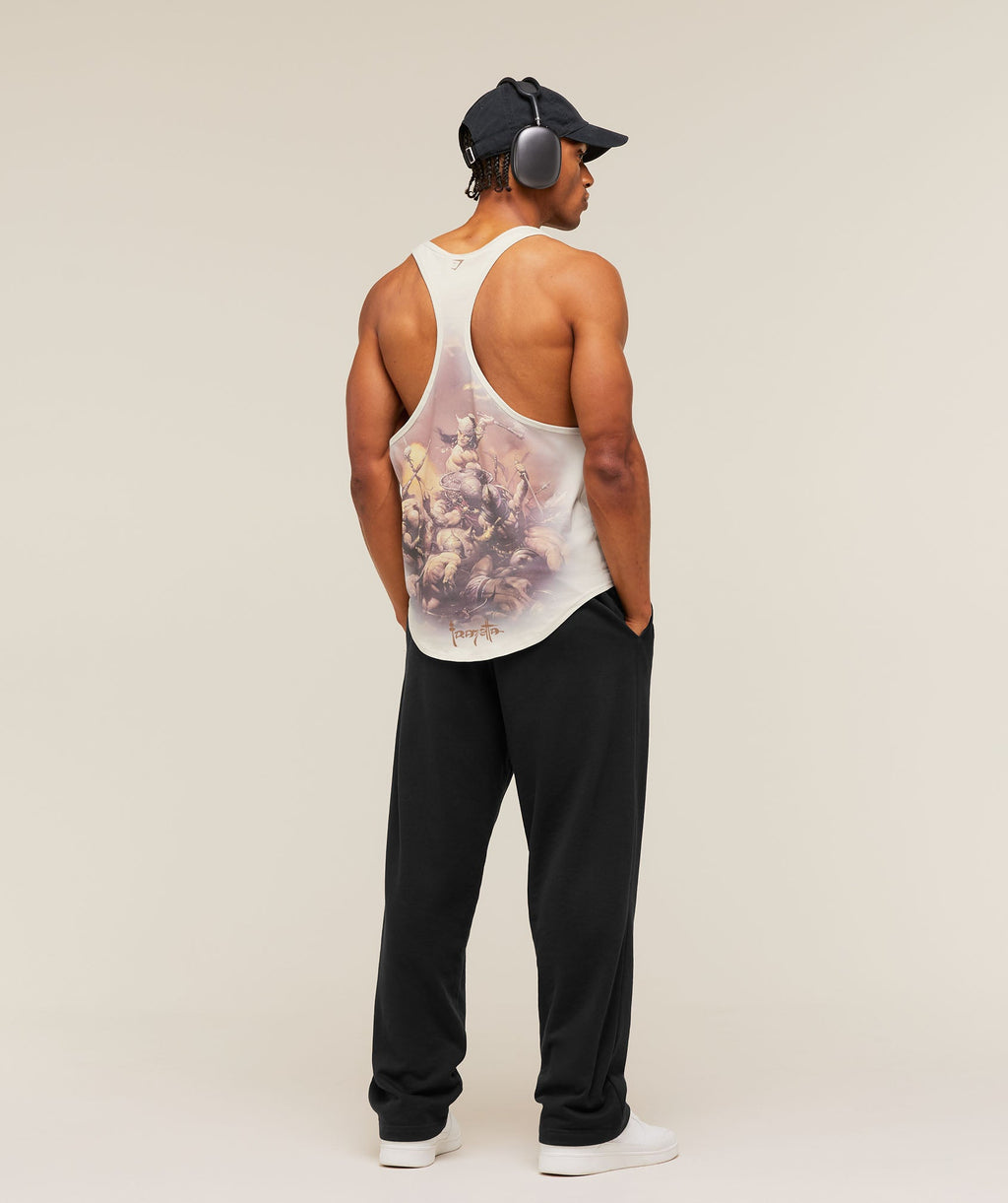 Gymshark x Frazetta Power Stringer - Tinted White — imagem 4