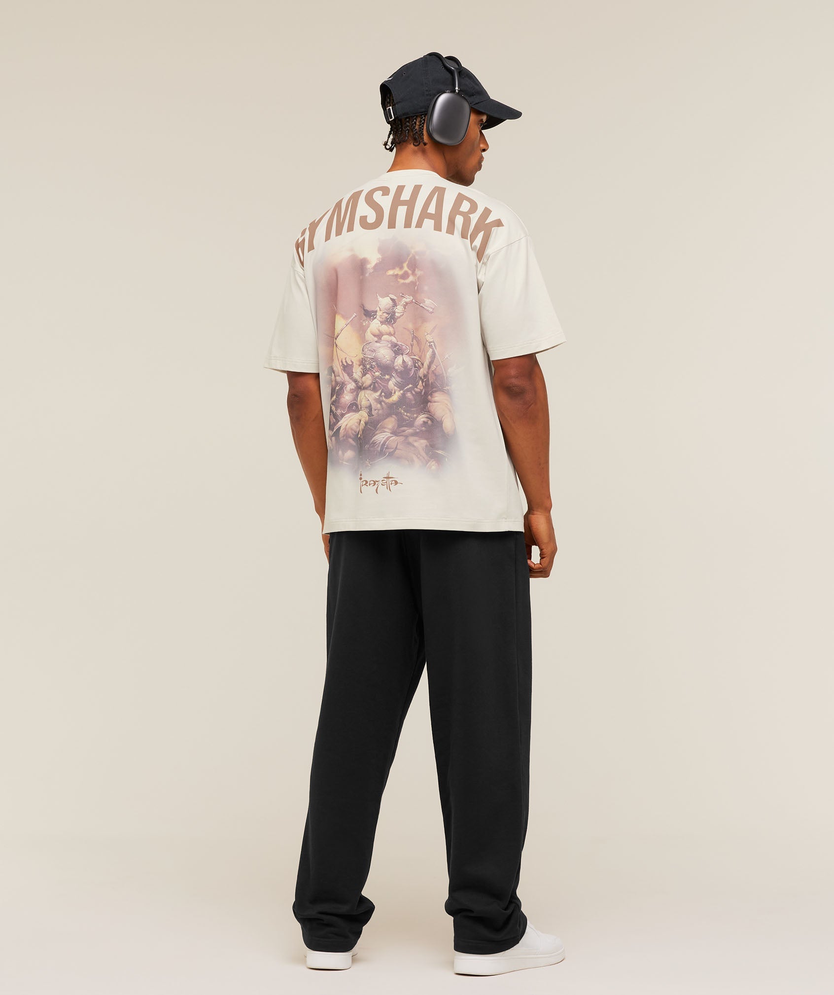 Gymshark x Frazetta Power T-Shirt - Tinted White — imagem 4