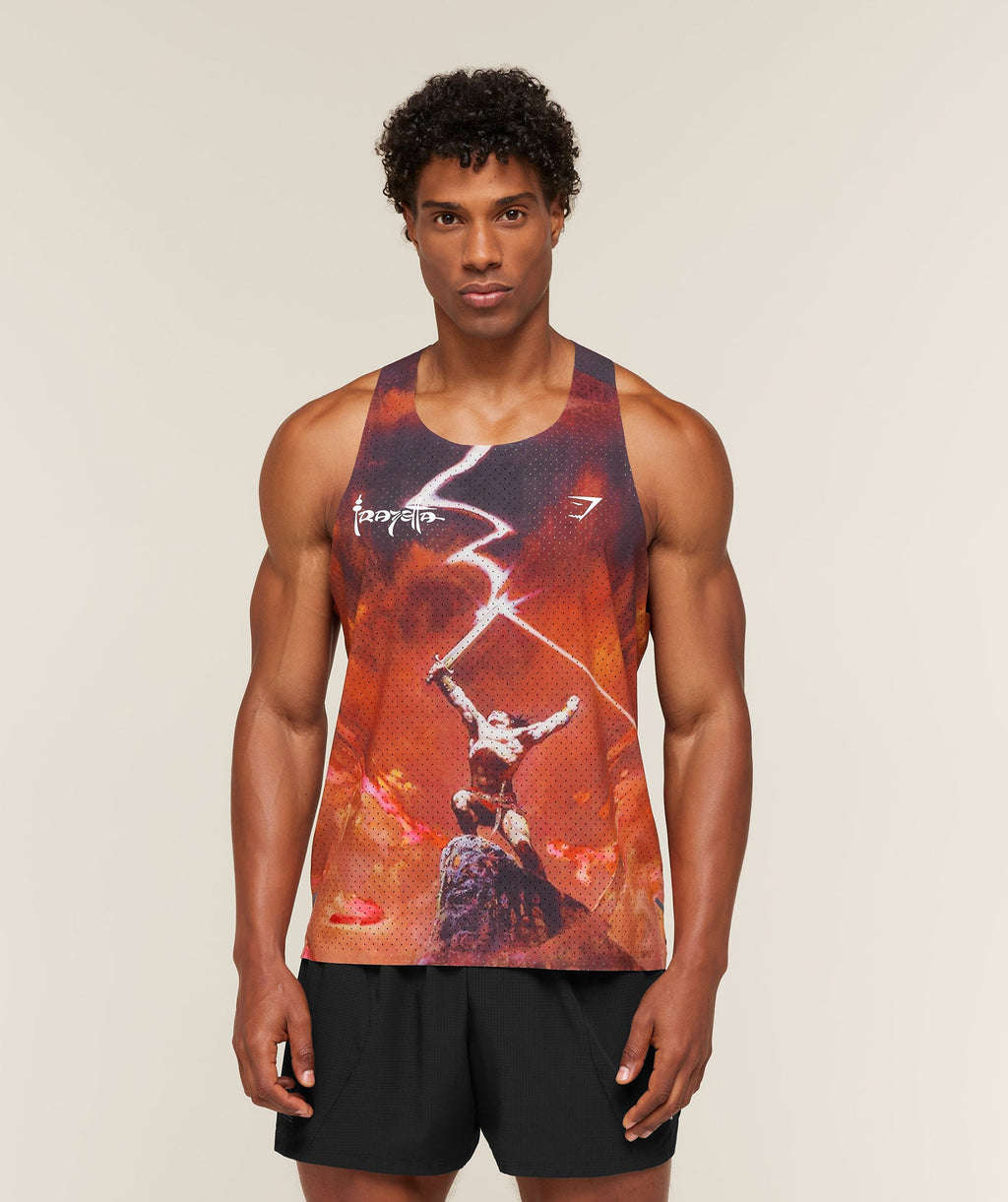 Gymshark x Frazetta x Run Club Tank - Red Rust — imagem 1