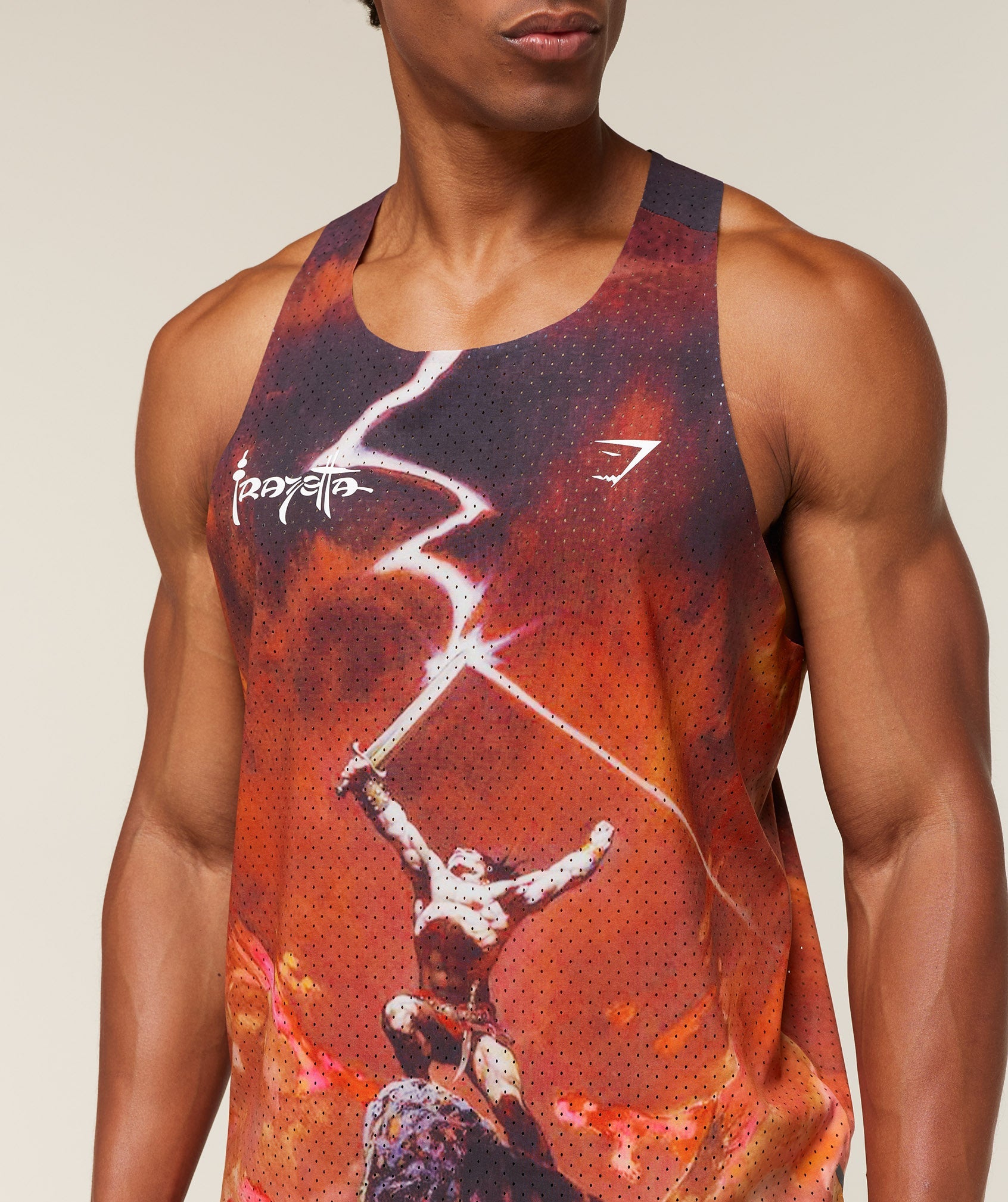 Gymshark x Frazetta x Run Club Tank - Red Rust — imagem 5