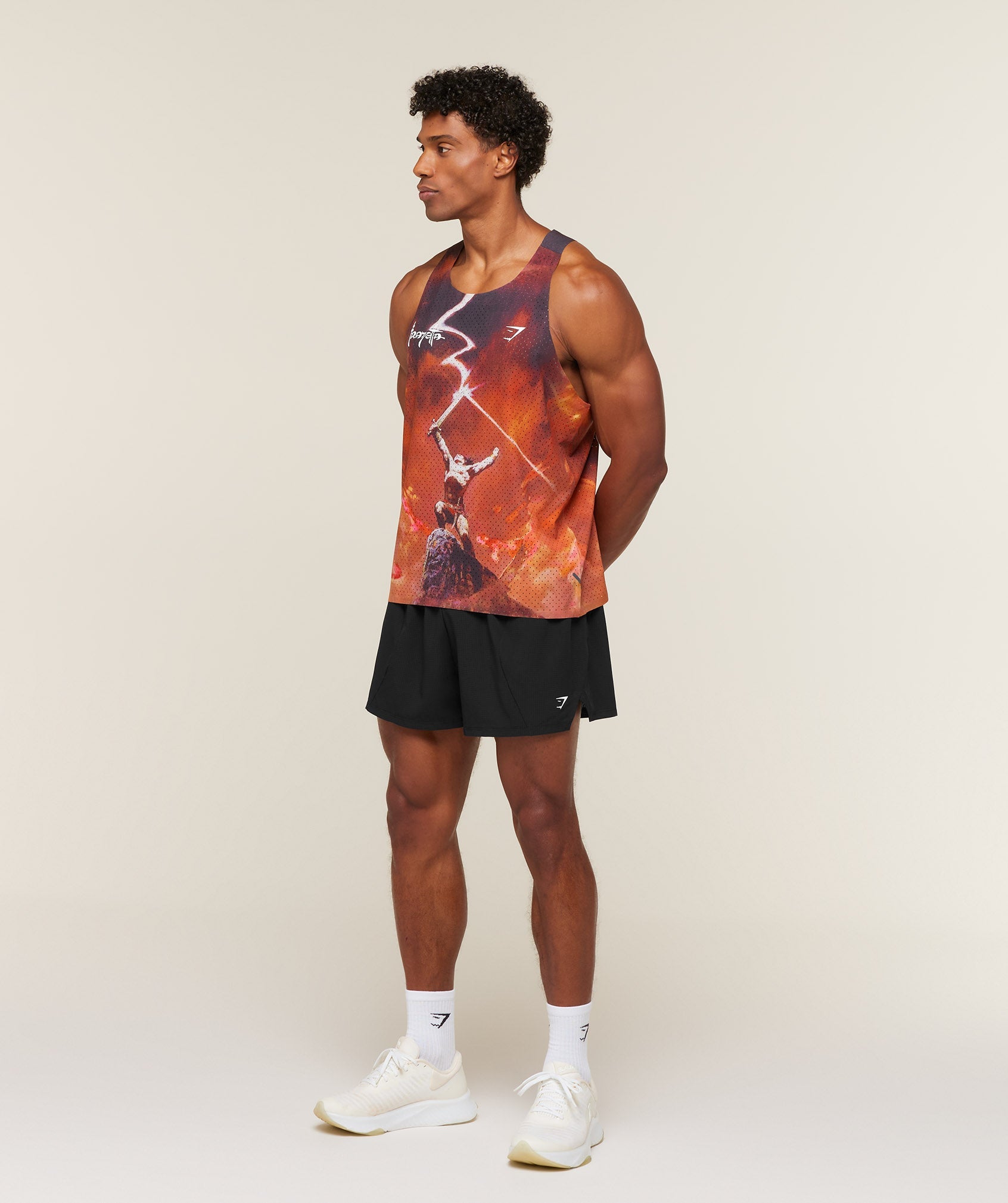 Gymshark x Frazetta x Run Club Tank - Red Rust — imagem 4