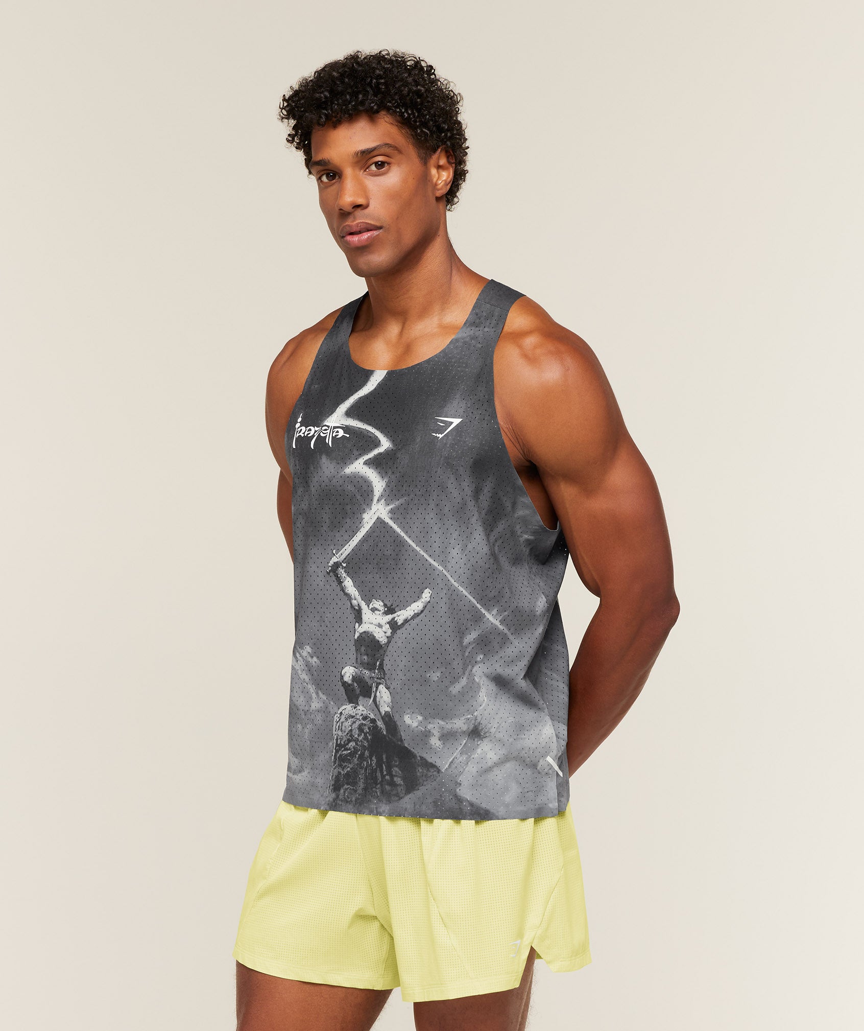 Gymshark x Frazetta x Run Club Tank - Black — imagem 3