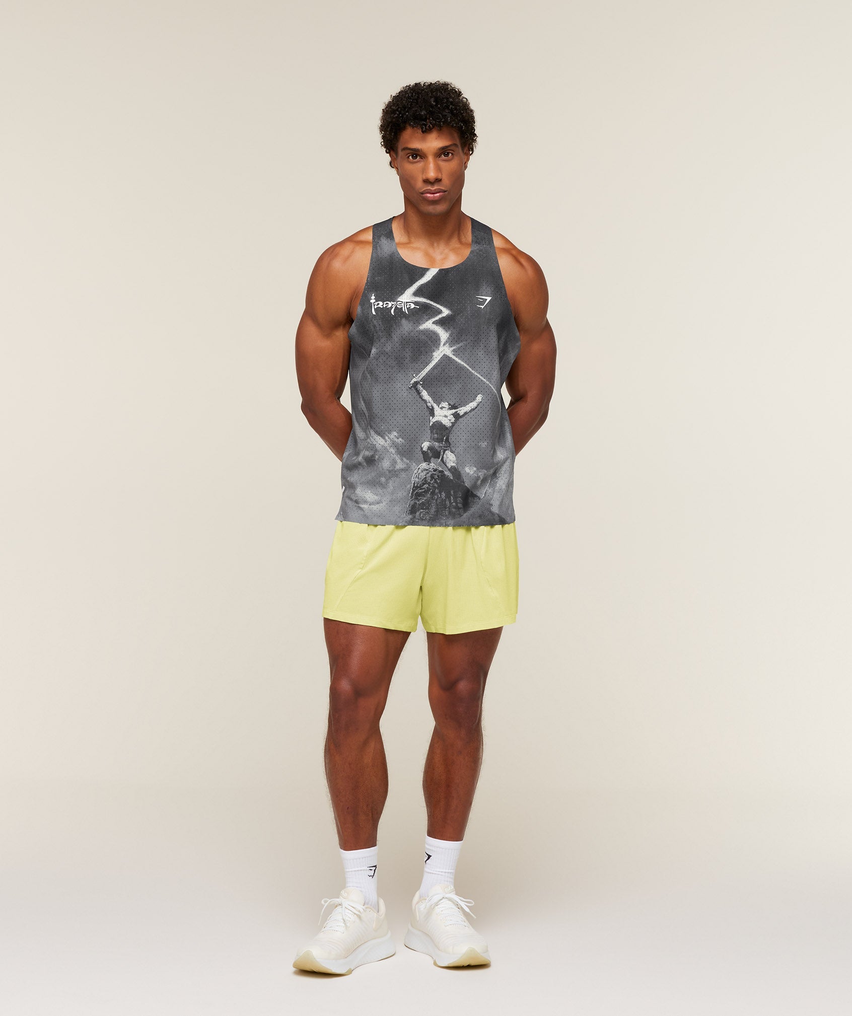 Gymshark x Frazetta x Run Club Tank - Black — imagem 4
