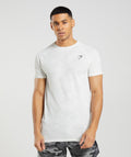 Geo Seamless T-Shirt - White/Light Grey — imagem 1