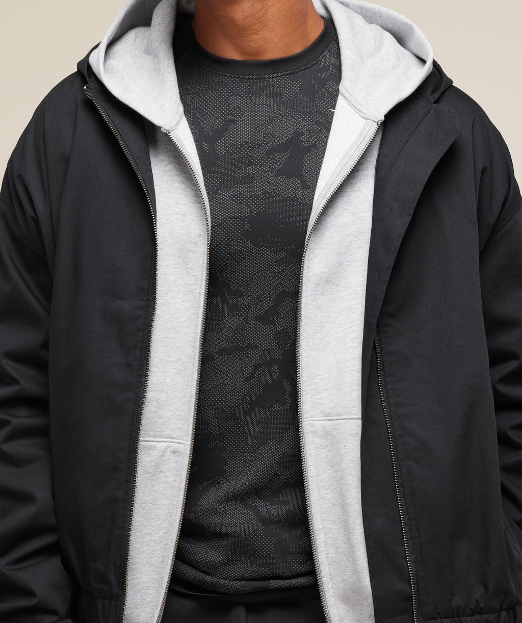 Geo Seamless T-Shirt - Black/Charcoal Grey — imagem 5