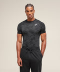 Geo Seamless T-Shirt - Black/Charcoal Grey — imagem 1
