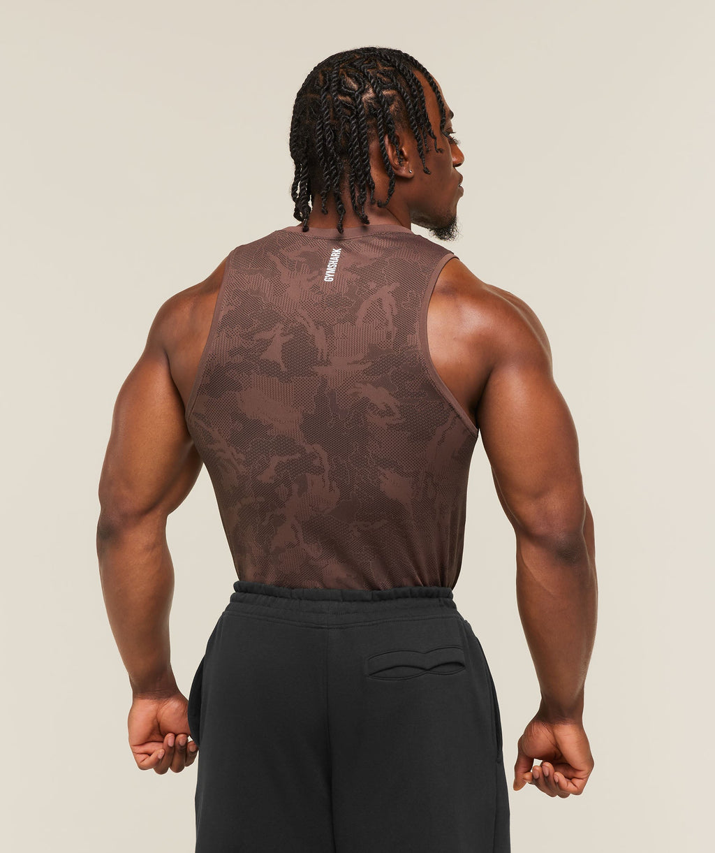 Geo Seamless Tank - Espresso Brown/Black — imagem 2