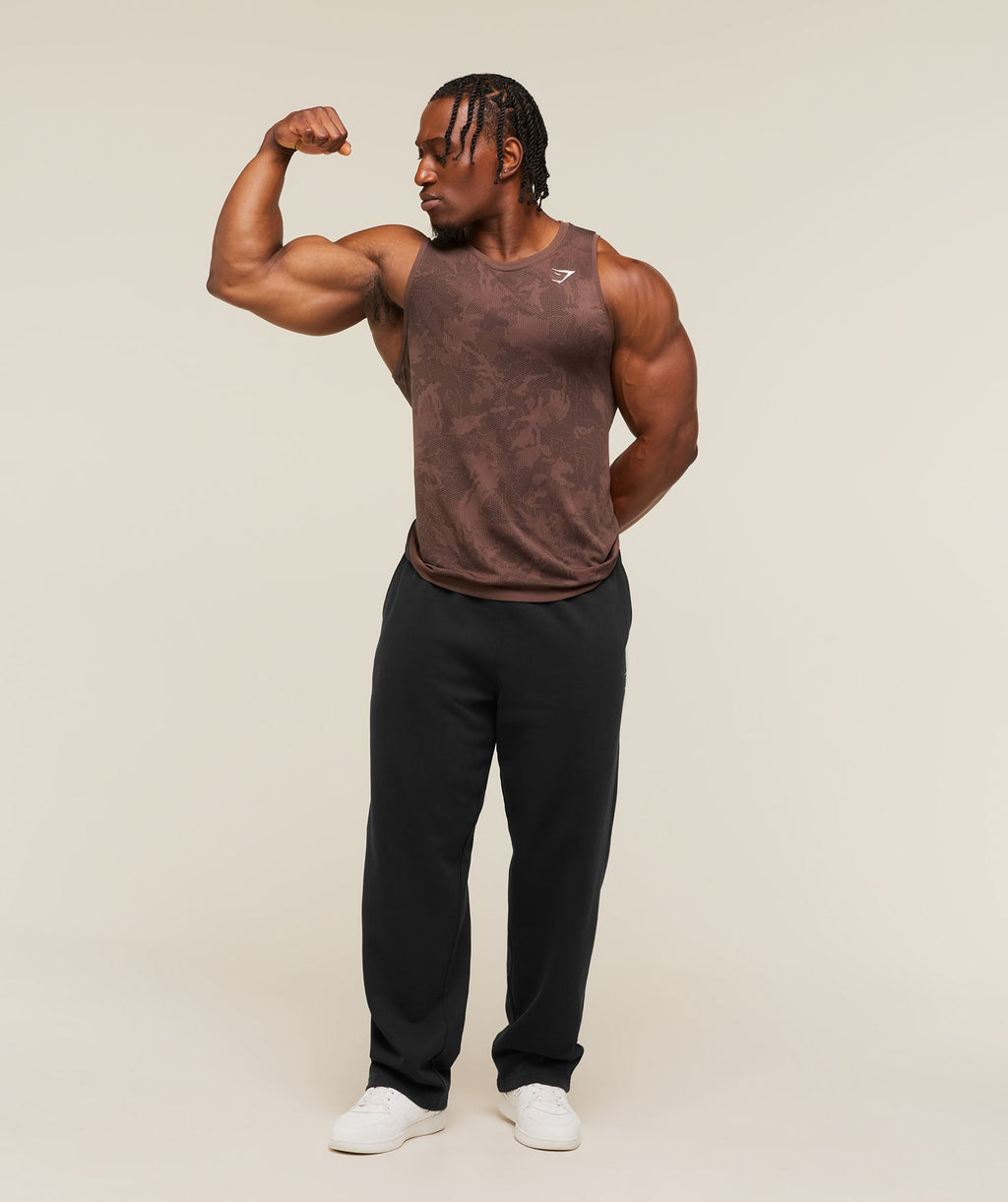 Geo Seamless Tank - Espresso Brown/Black — imagem 4