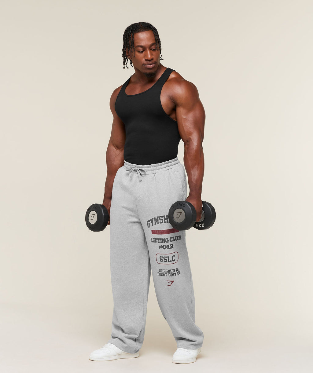 Global Lifting Wide Leg Pants - Light Grey Core Marl — imagem 5