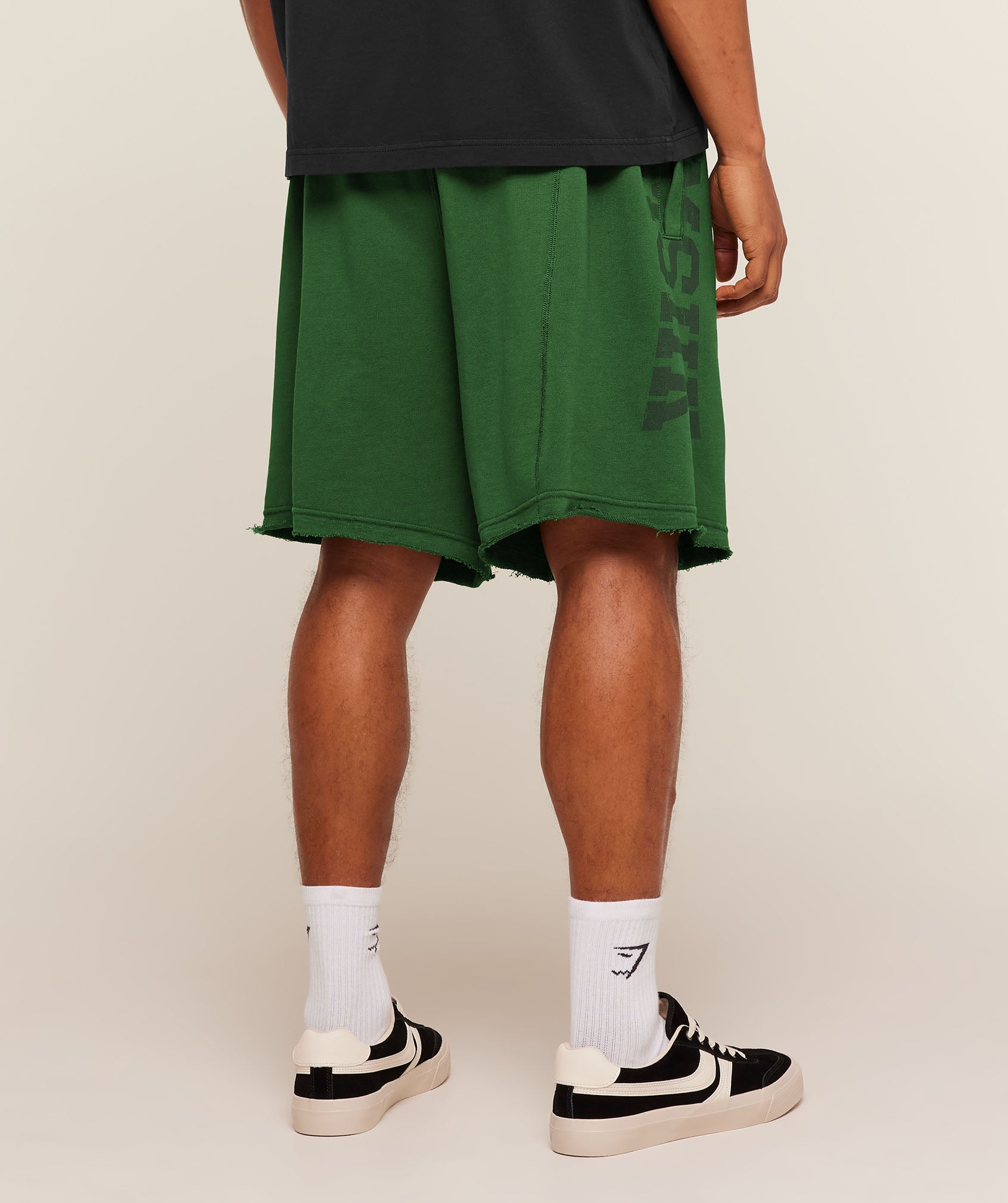 Accent Graphic Sweat Shorts - Athletic Green — imagem 2