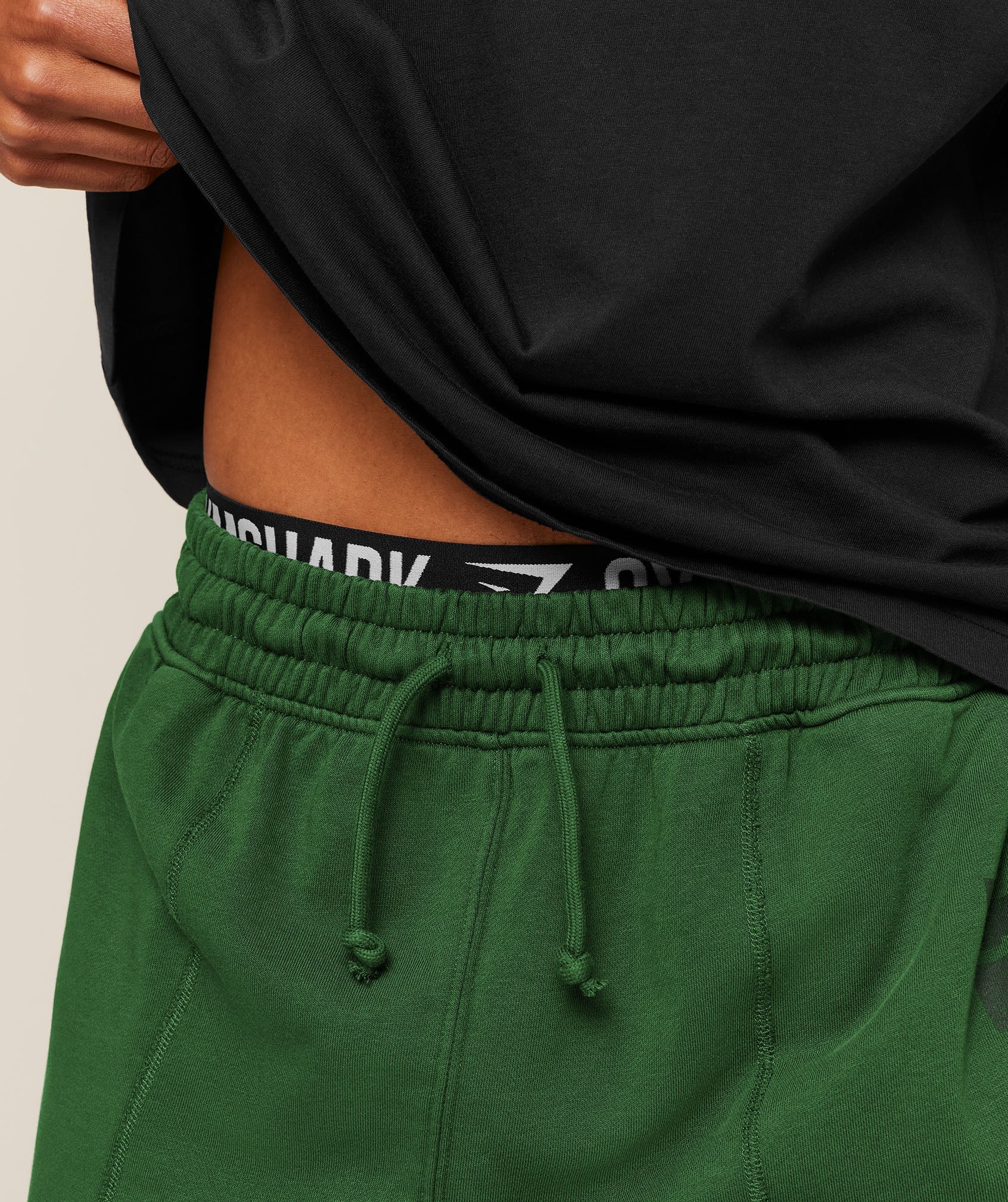 Accent Graphic Sweat Shorts - Athletic Green — imagem 6