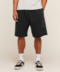 Accent Graphic Sweat Shorts - Black — imagem 1