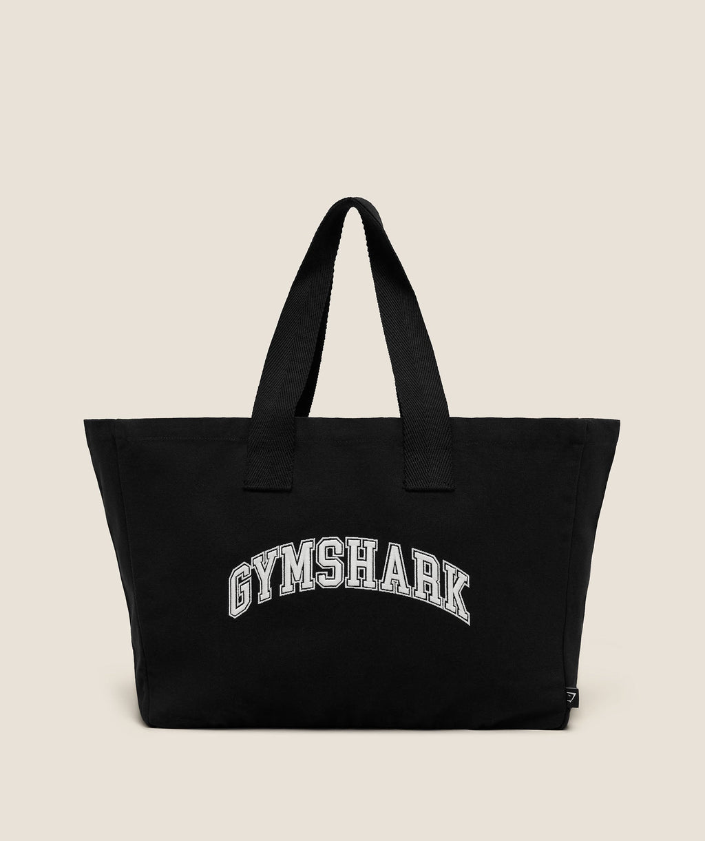 Gymshark Essentials Tote - Black/Soft White — imagem 1