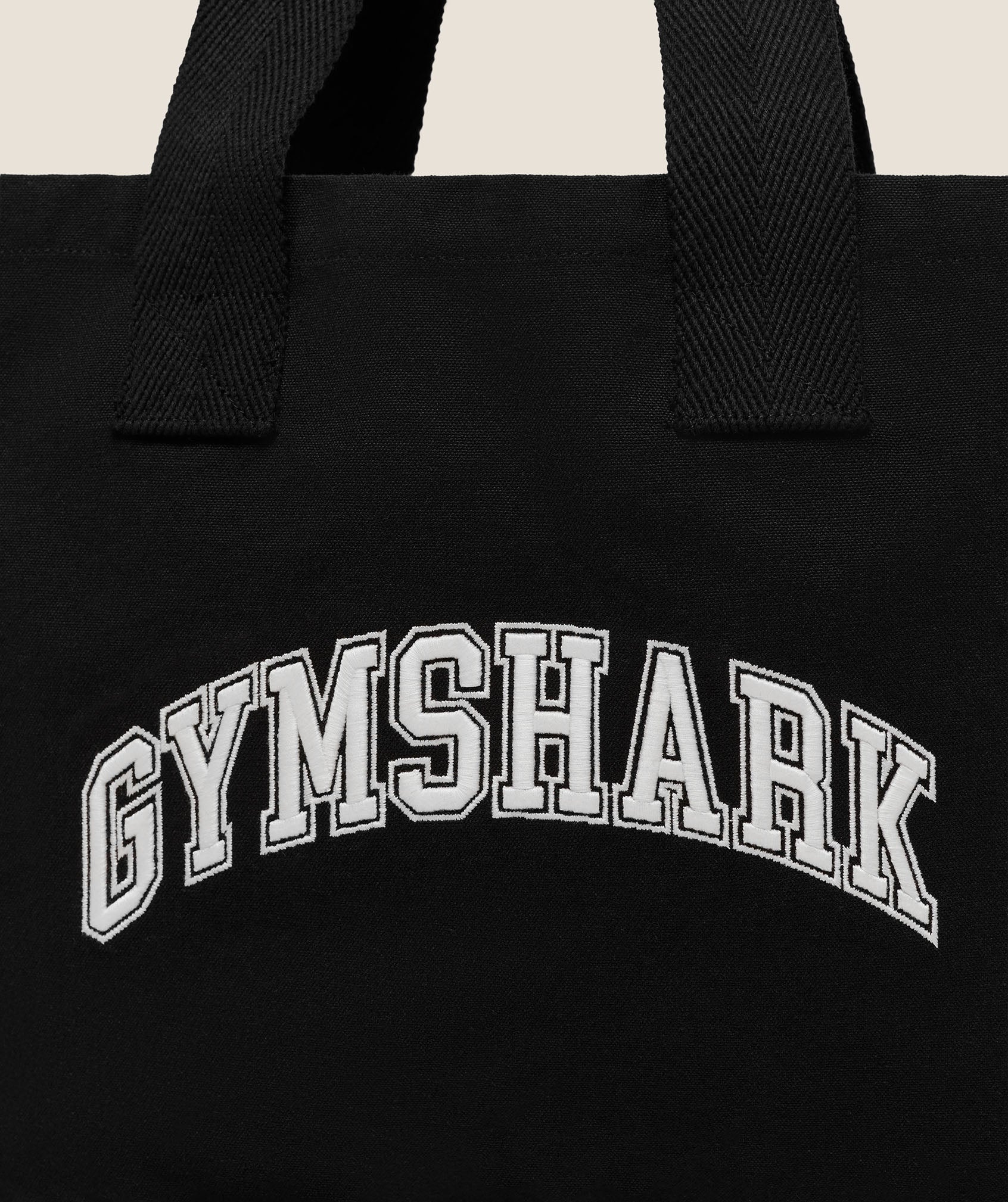Gymshark Essentials Tote - Black/Soft White — imagem 3