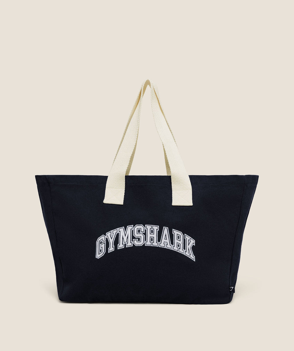 Gymshark Essentials Tote - Heavy Blue/Soft White — imagem 1