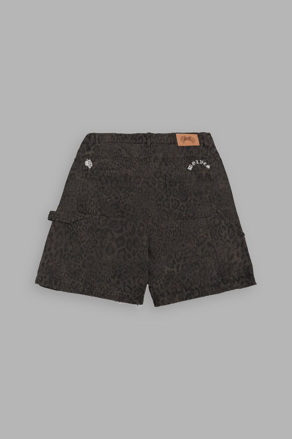 Hesh Rose Carpenter Short in Darc Brown Leopard