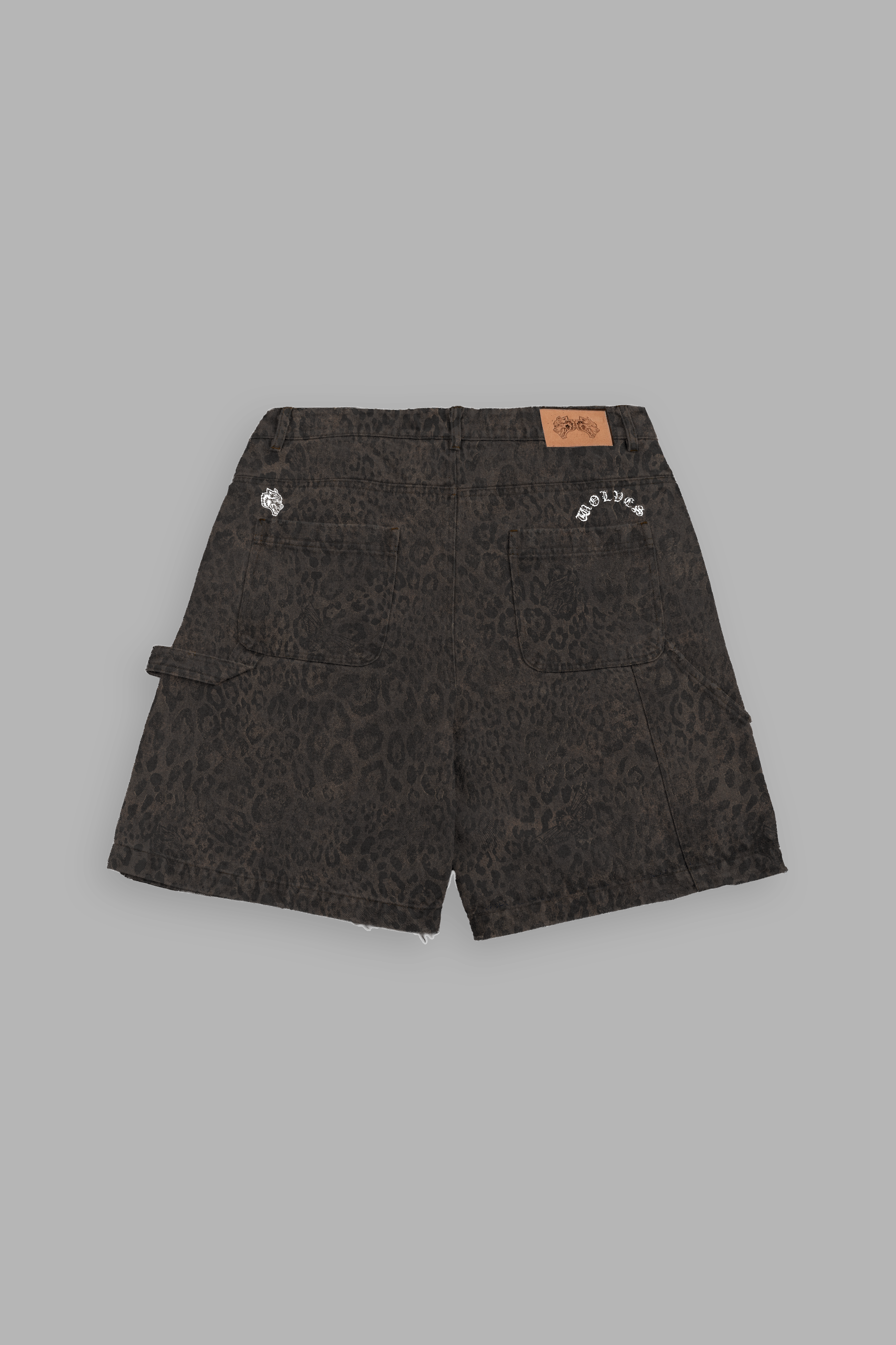 Hesh Rose Carpenter Short in Darc Brown Leopard