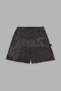 Hesh Rose Carpenter Short in Darc Brown Leopard