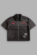 Hesh Rose Vince Shirt in Darc Brown Leopard