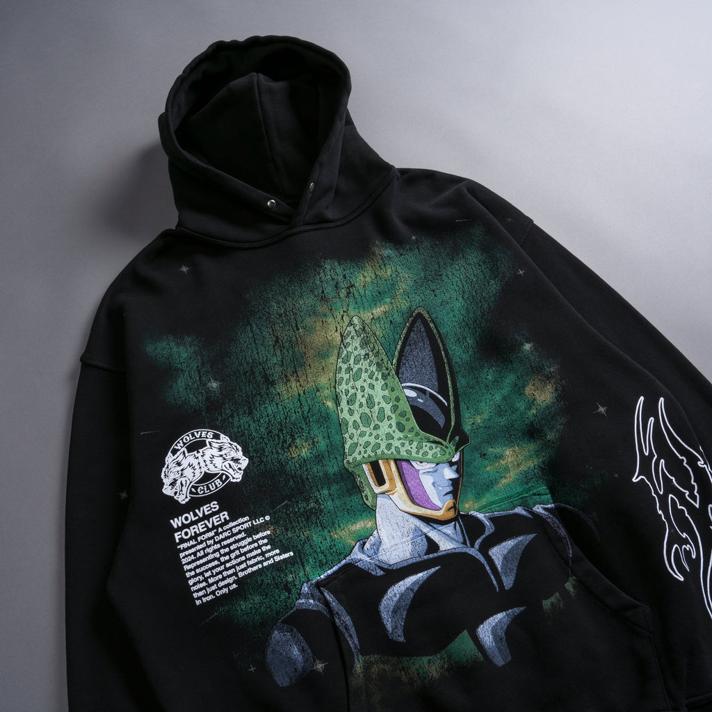 Cell Energy "Pierce" Hoodie in Black — imagem 7