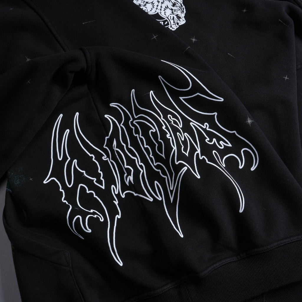 Cell Energy "Pierce" Hoodie in Black — imagem 10