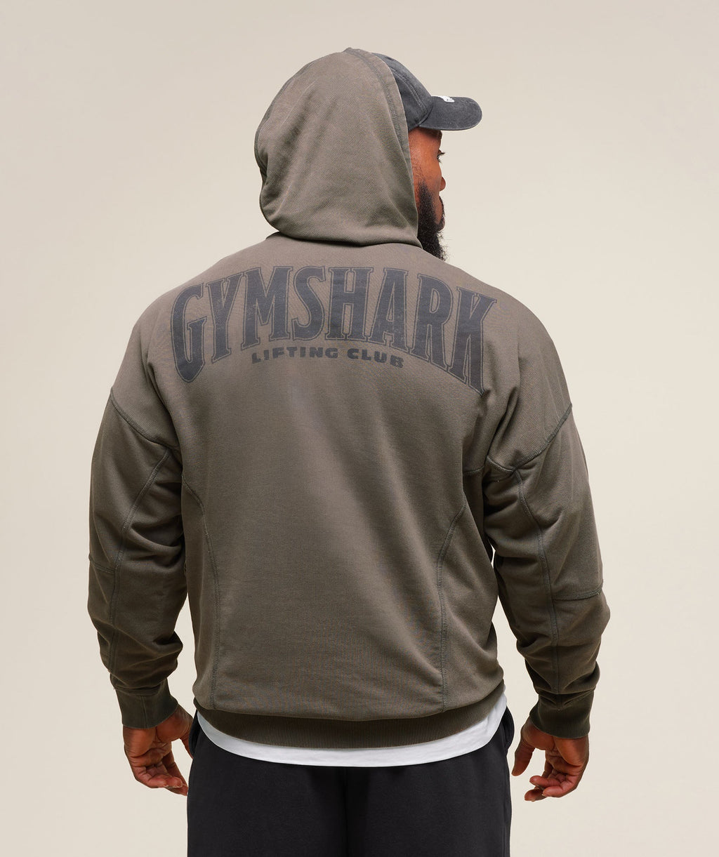 Heritage Washed Hoodie - Strength Green — imagem 1
