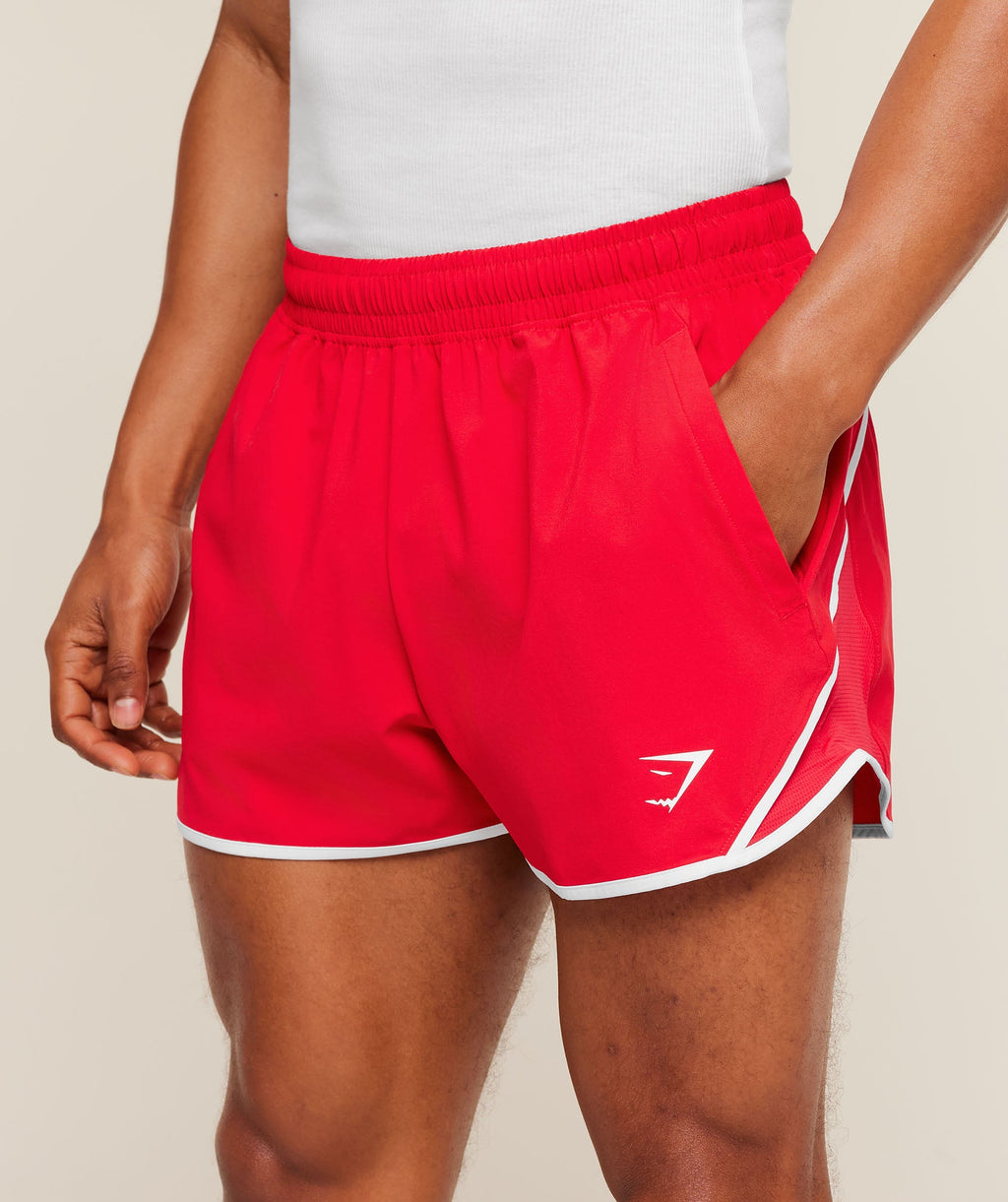 Accent Conditioning Shorts - Athletic Red — imagem 6