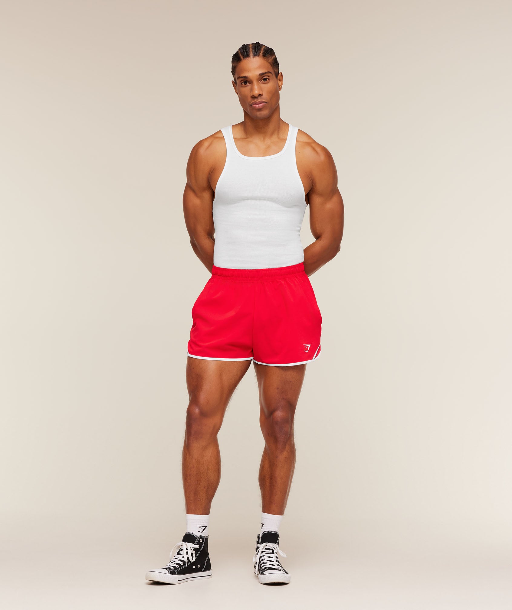 Accent Conditioning Shorts - Athletic Red — imagem 4