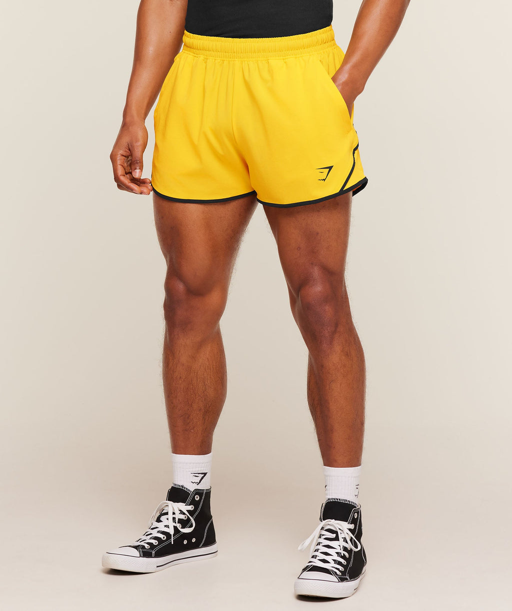 Accent Conditioning Shorts - Athletic Yellow — imagem 4