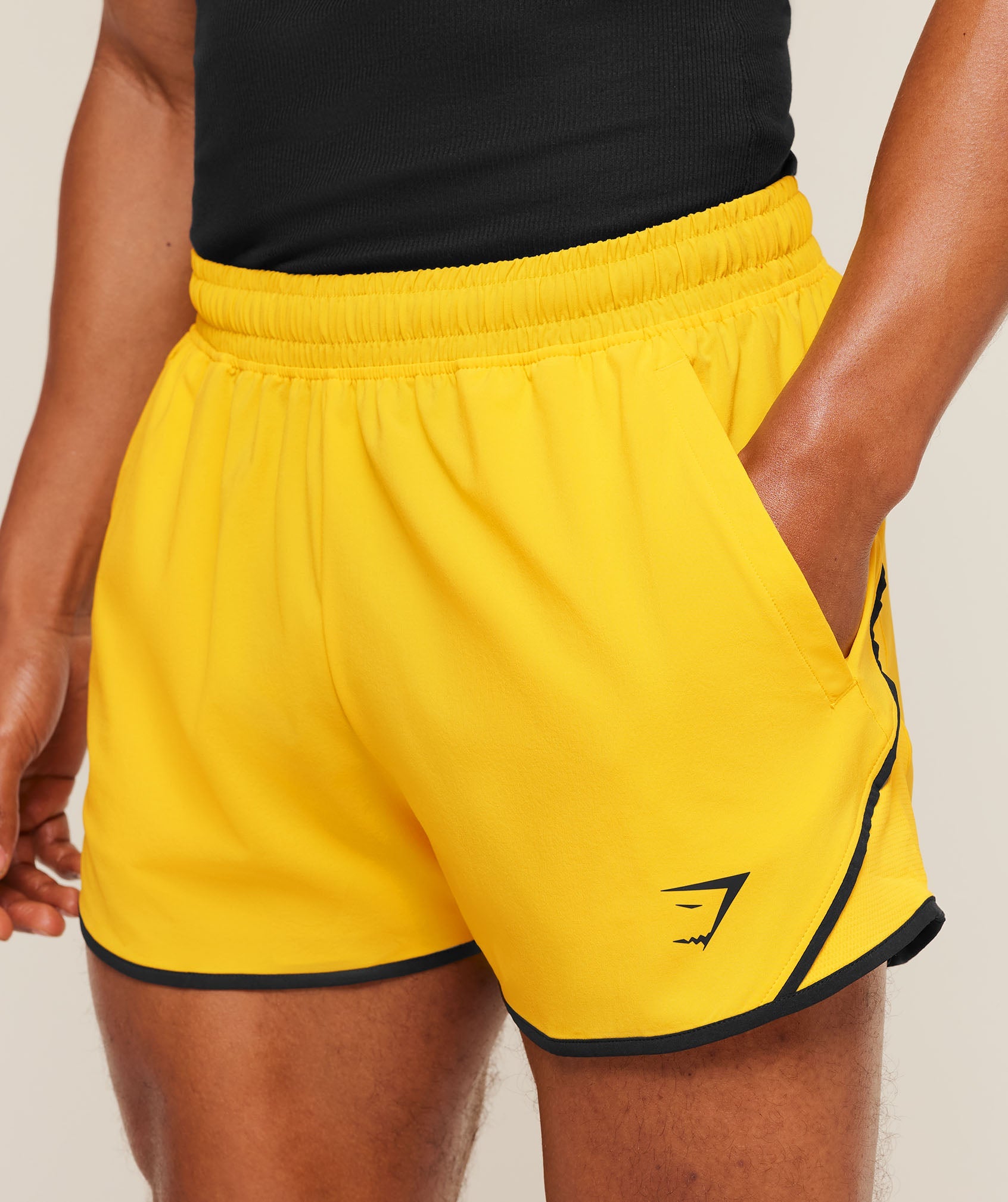 Accent Conditioning Shorts - Athletic Yellow — imagem 7