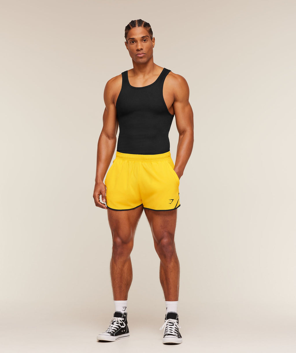 Accent Conditioning Shorts - Athletic Yellow — imagem 5