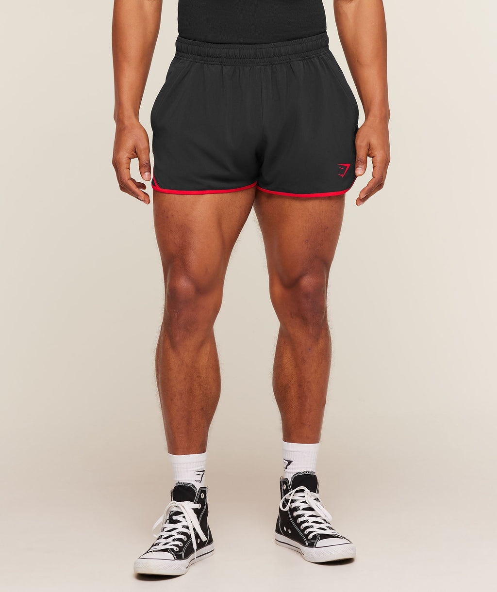 Accent Conditioning Shorts - Black/Conditioning Red — imagem 1