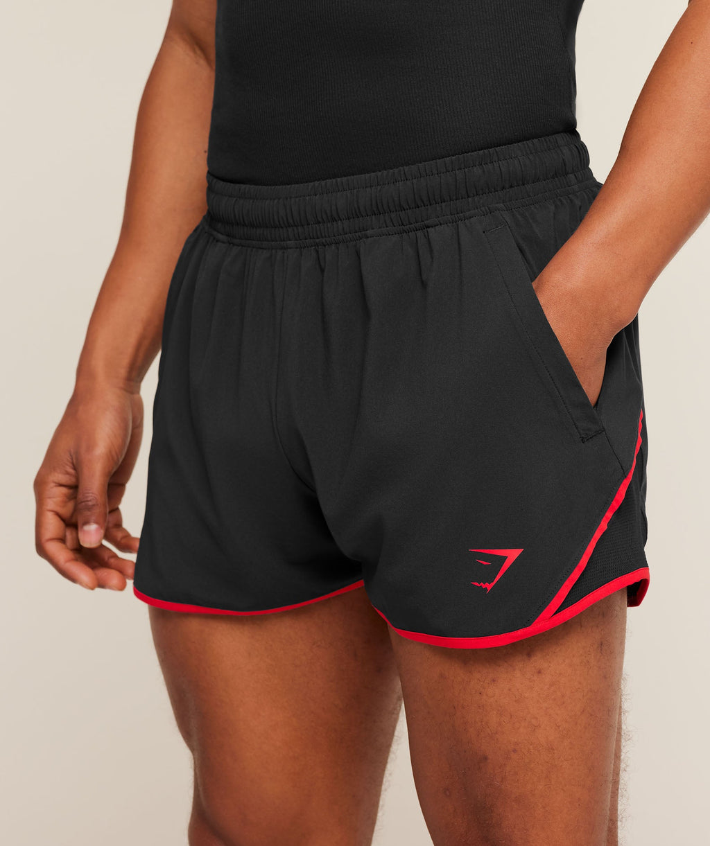 Accent Conditioning Shorts - Black/Conditioning Red — imagem 6