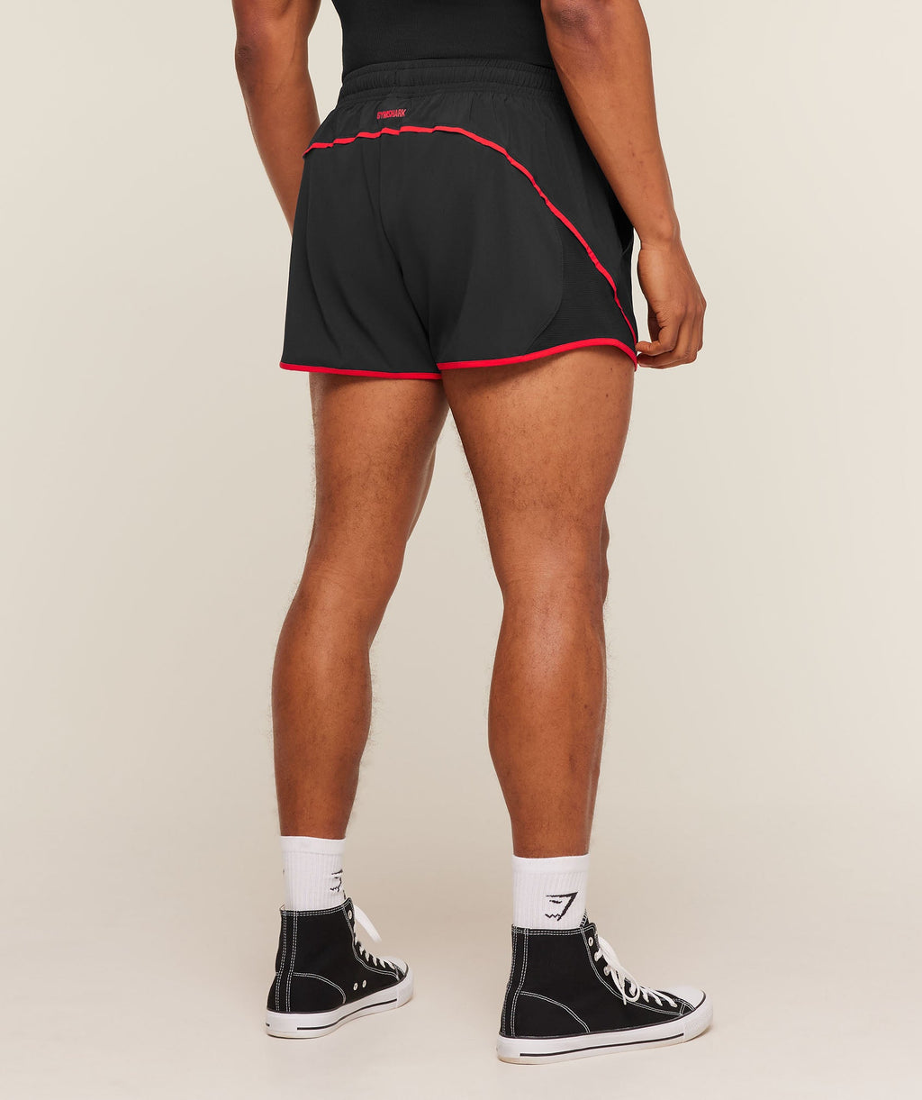 Accent Conditioning Shorts - Black/Conditioning Red — imagem 2