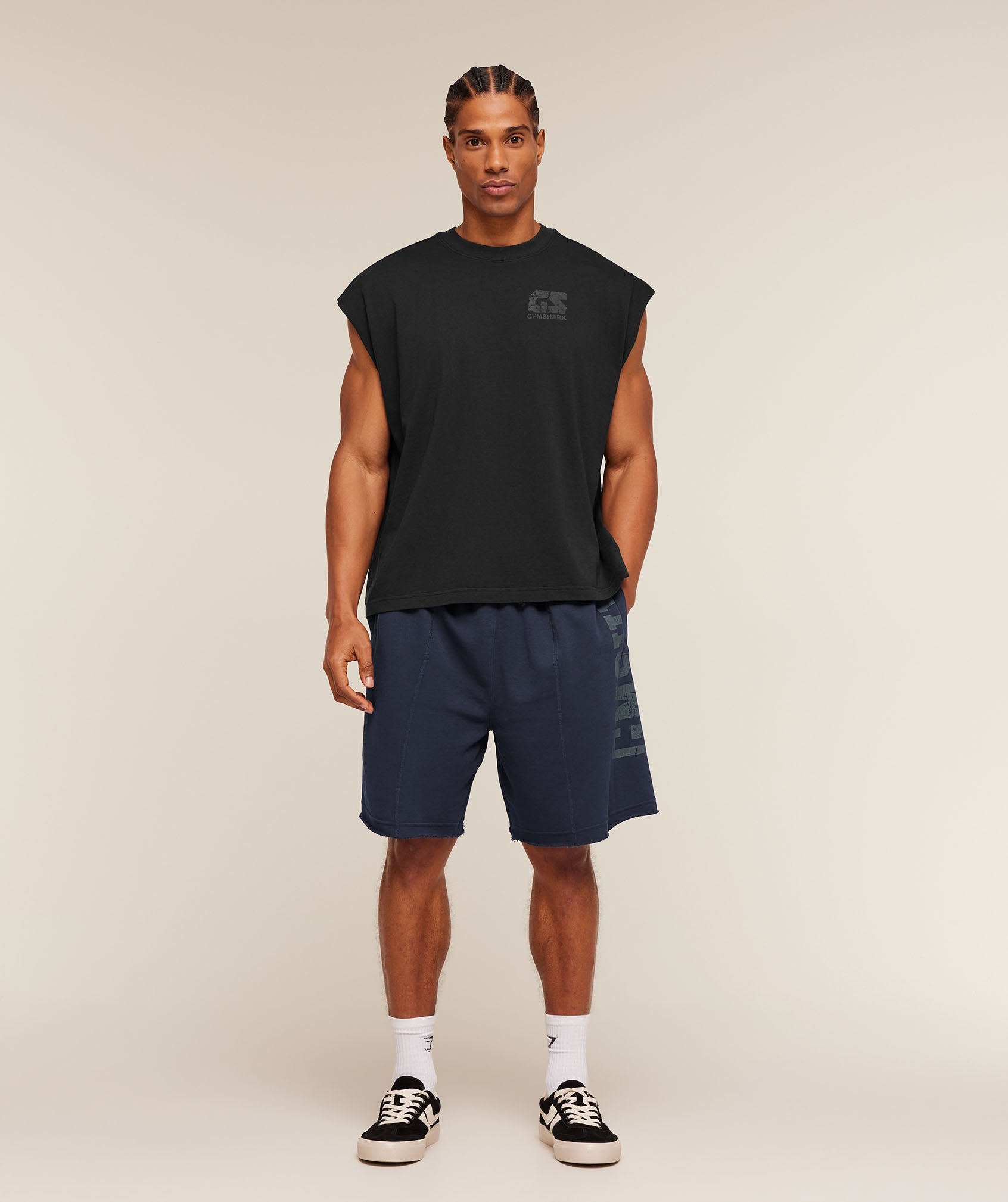 Accent Capped Sleeve T-Shirt - Black — imagem 5