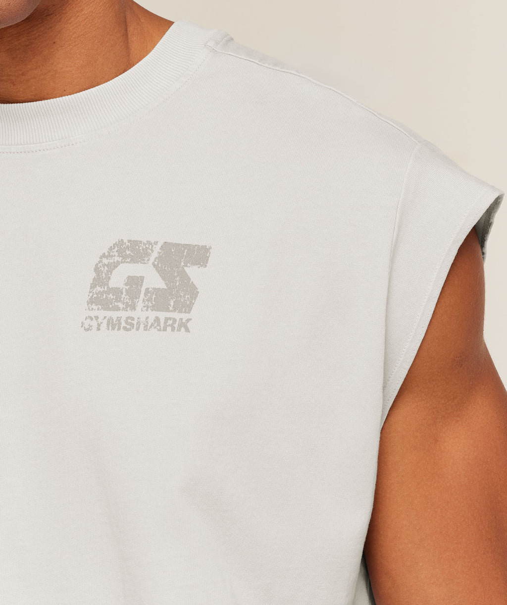 Accent Capped Sleeve T-Shirt - Light Grey — imagem 6