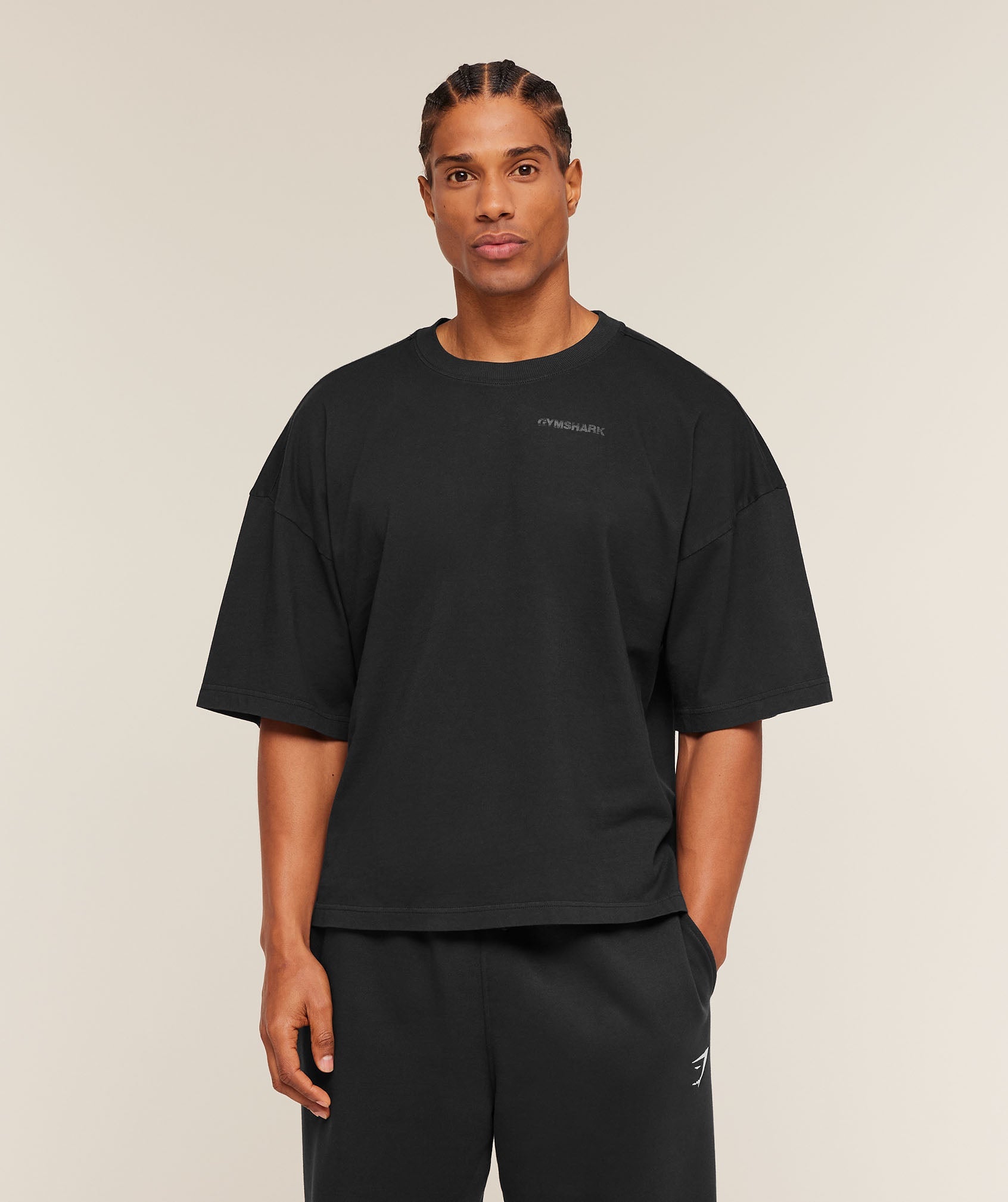 Accent Boxy T-Shirt - Black — imagem 2