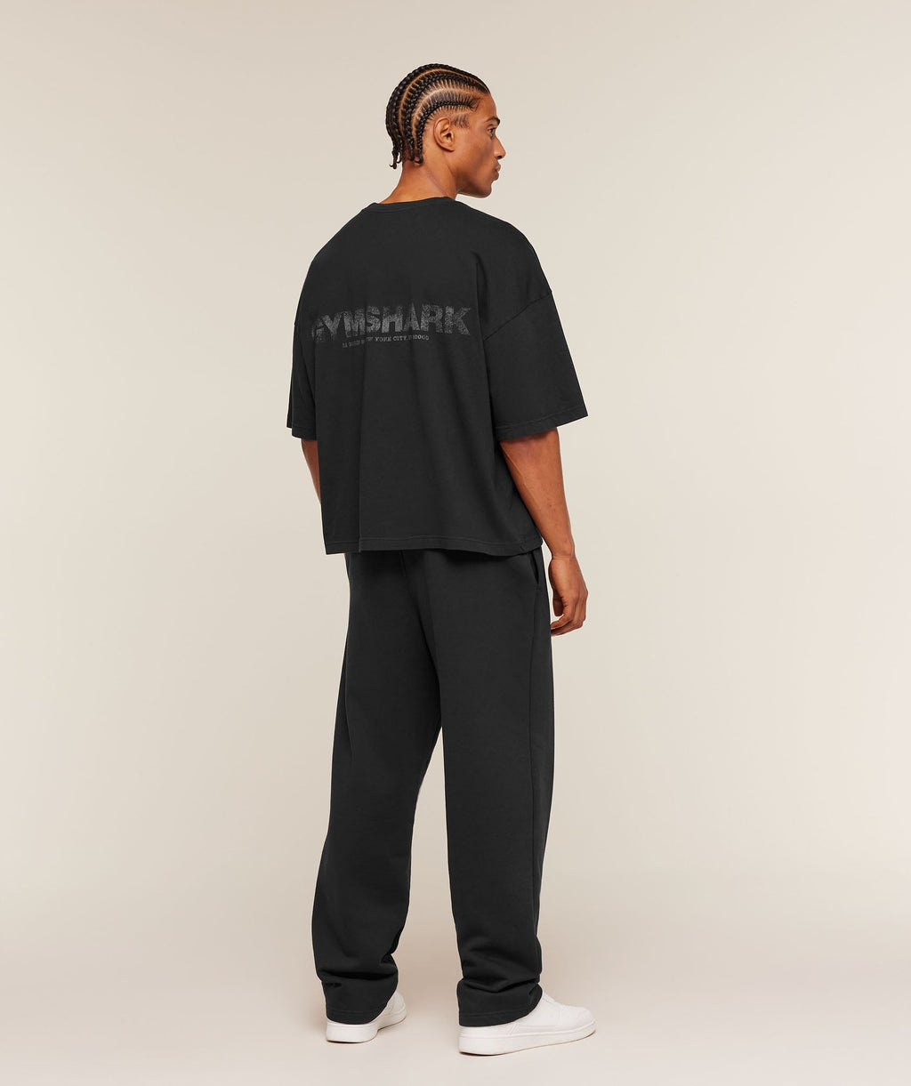 Accent Boxy T-Shirt - Black — imagem 4