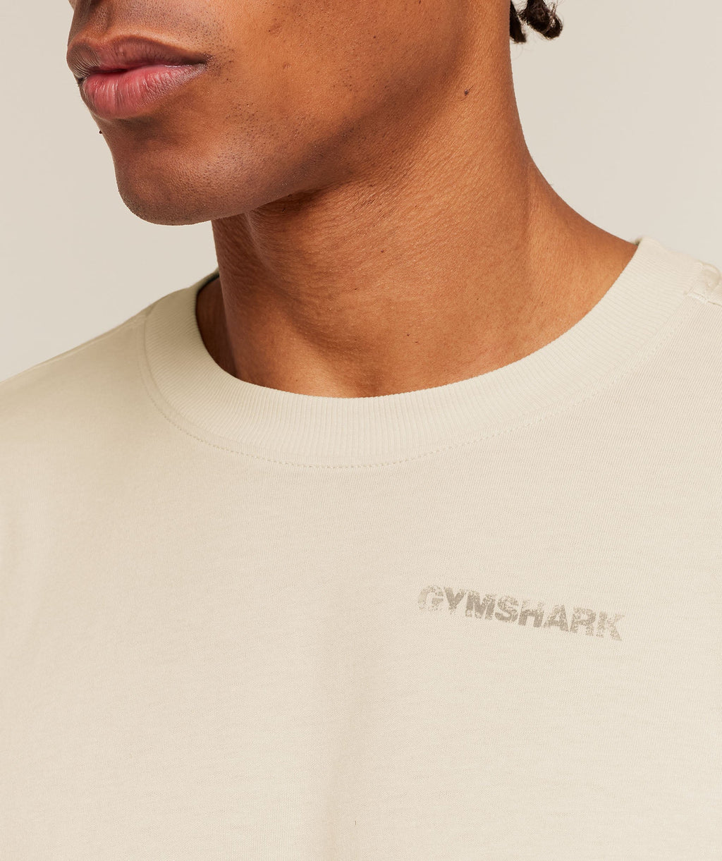 Accent Boxy T-Shirt - Tinted White — imagem 5