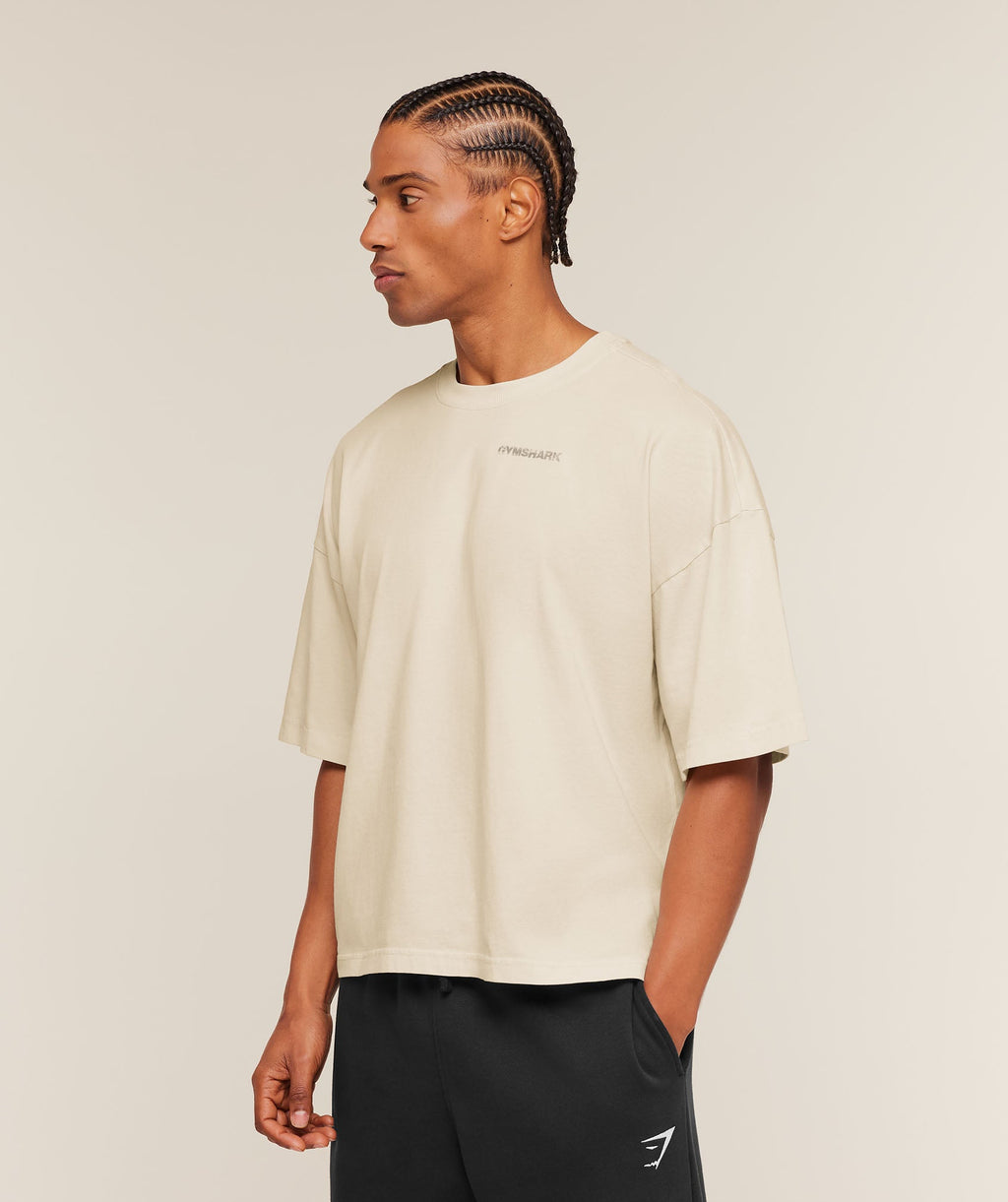 Accent Boxy T-Shirt - Tinted White — imagem 3
