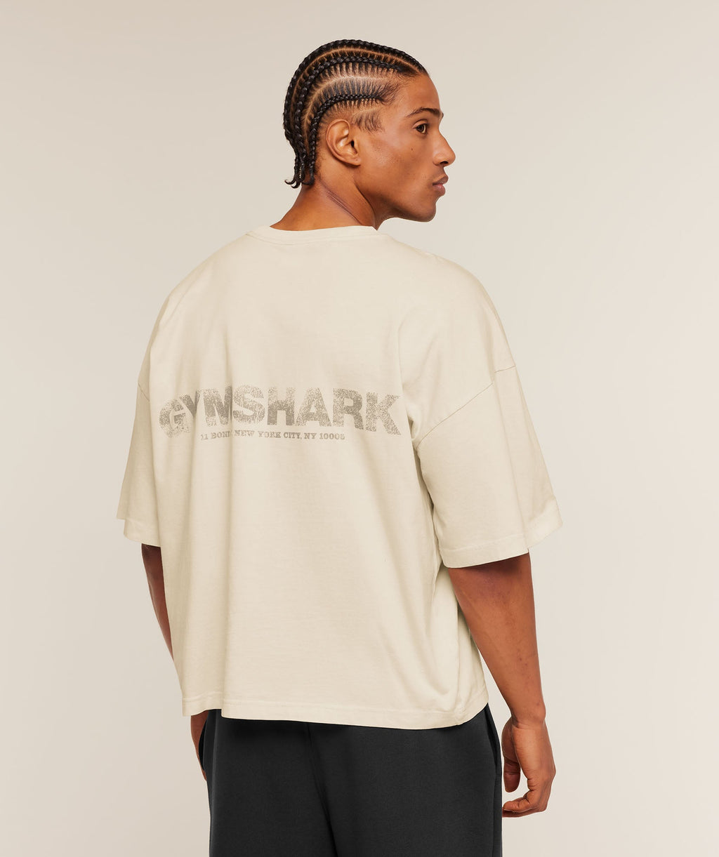 Accent Boxy T-Shirt - Tinted White — imagem 1