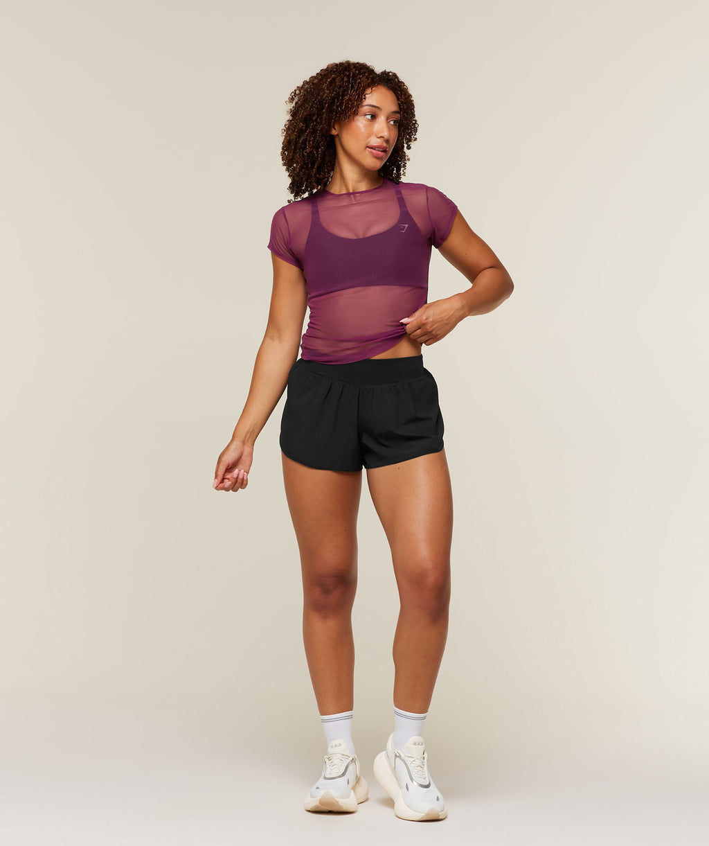 Hybrid Mesh T-Shirt - Strength Pink — imagem 6