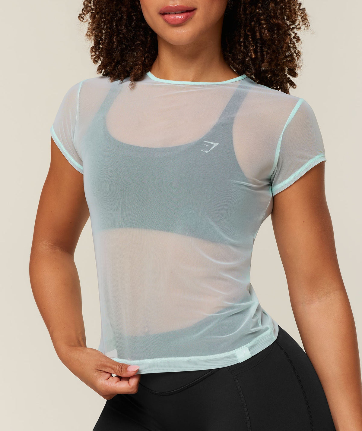 Hybrid Mesh T-Shirt - Serene Blue — imagem 5
