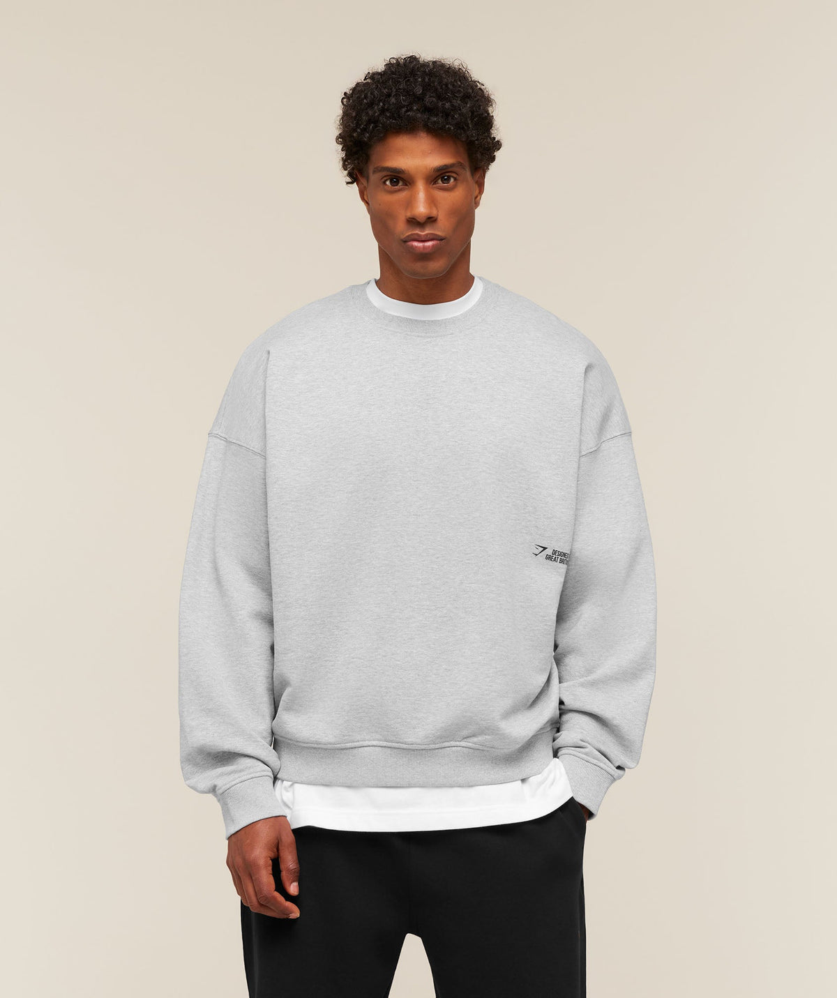 Hybrid Sweatshirt - Bros Soft Grey Marl — imagem 1