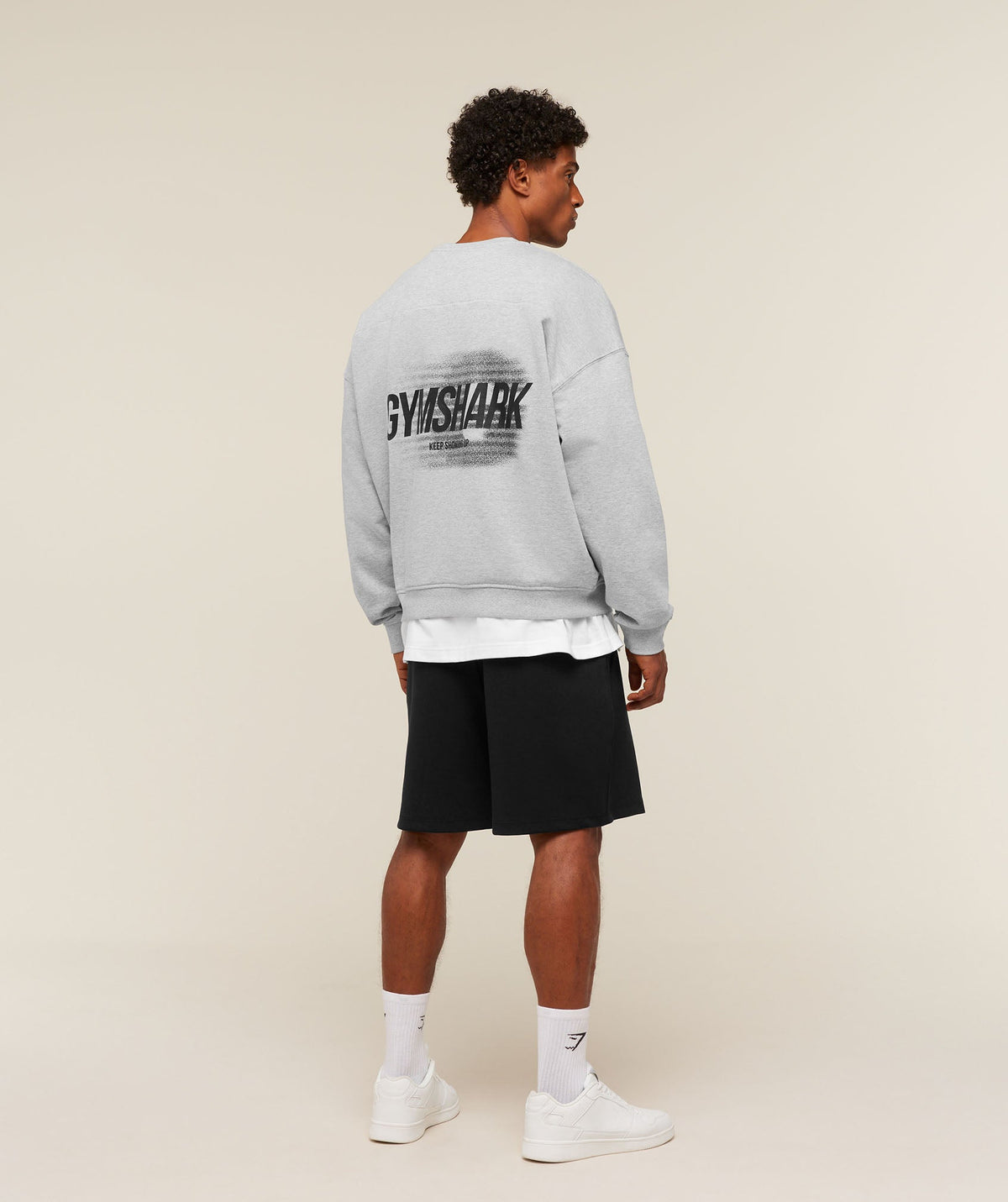 Hybrid Sweatshirt - Bros Soft Grey Marl — imagem 6