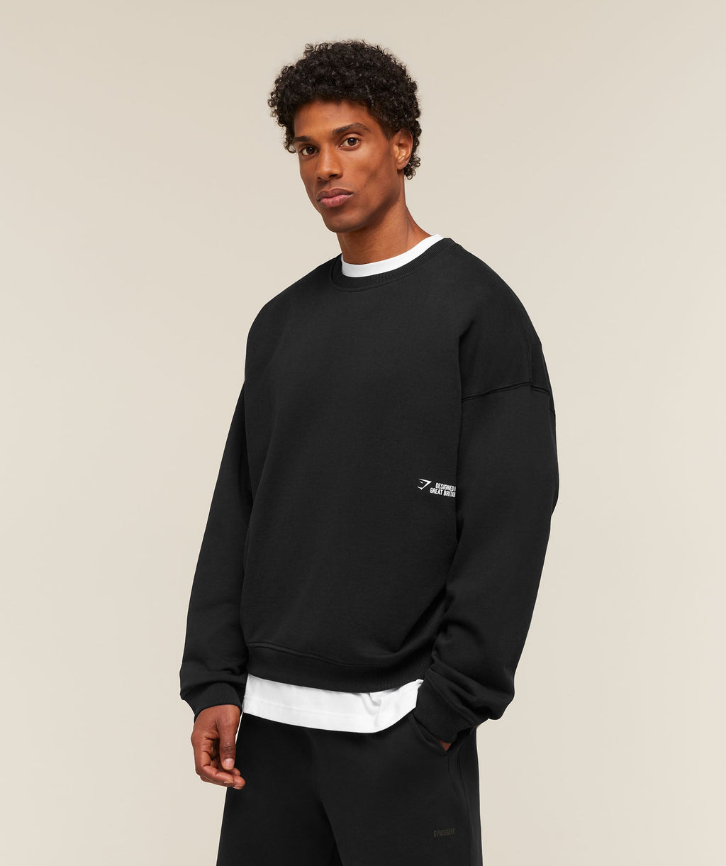 Hybrid Sweatshirt - Black — imagem 3