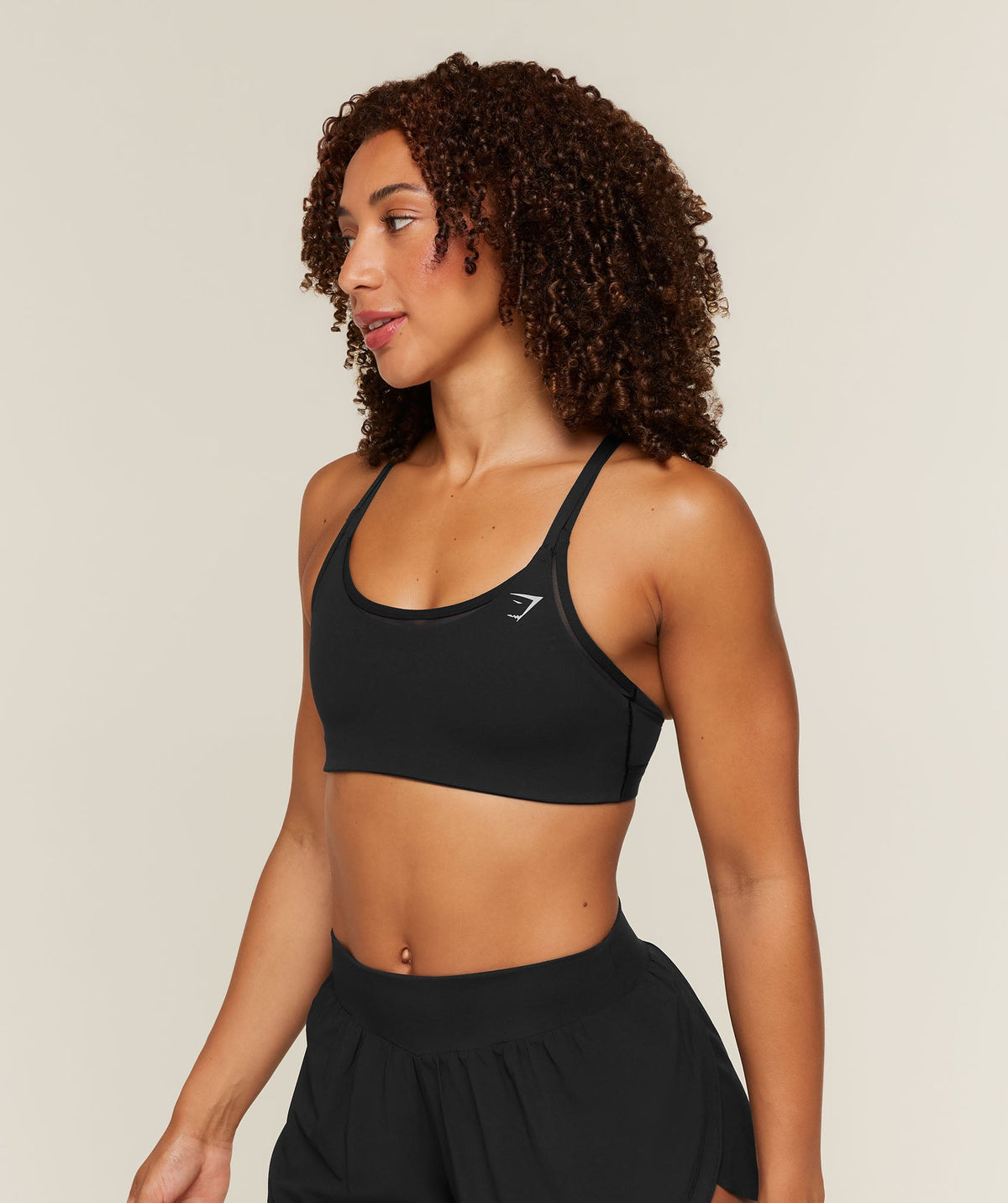 Hybrid Sports Bra - Black — imagem 3