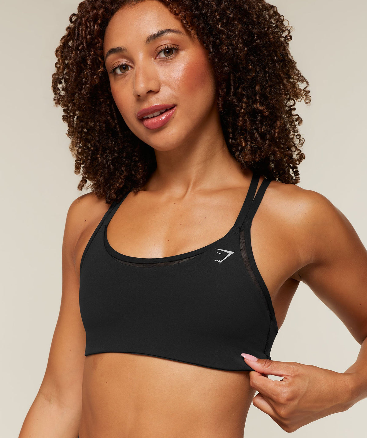 Hybrid Sports Bra - Black — imagem 6
