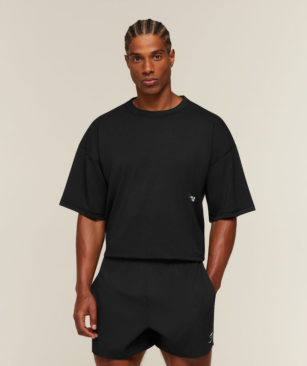Hybrid T-Shirt - Black — imagem 2